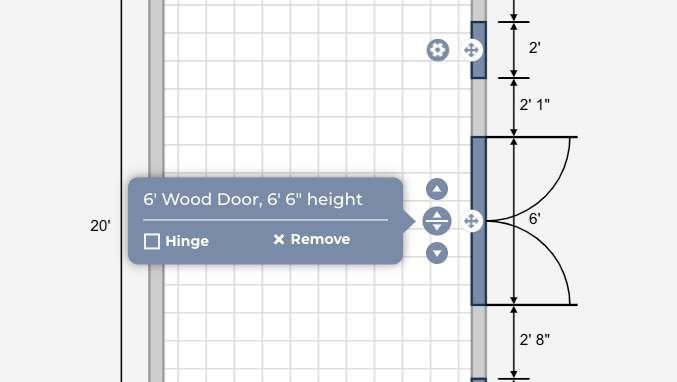 Door options and sizes for customized sheds